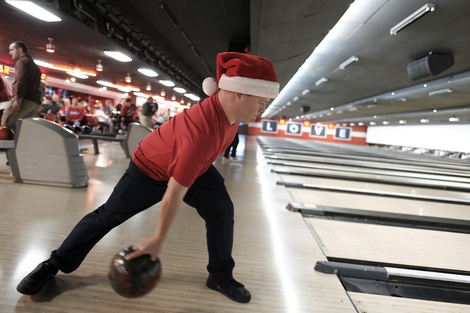 Special Olympians celebrate the season while preparing for state