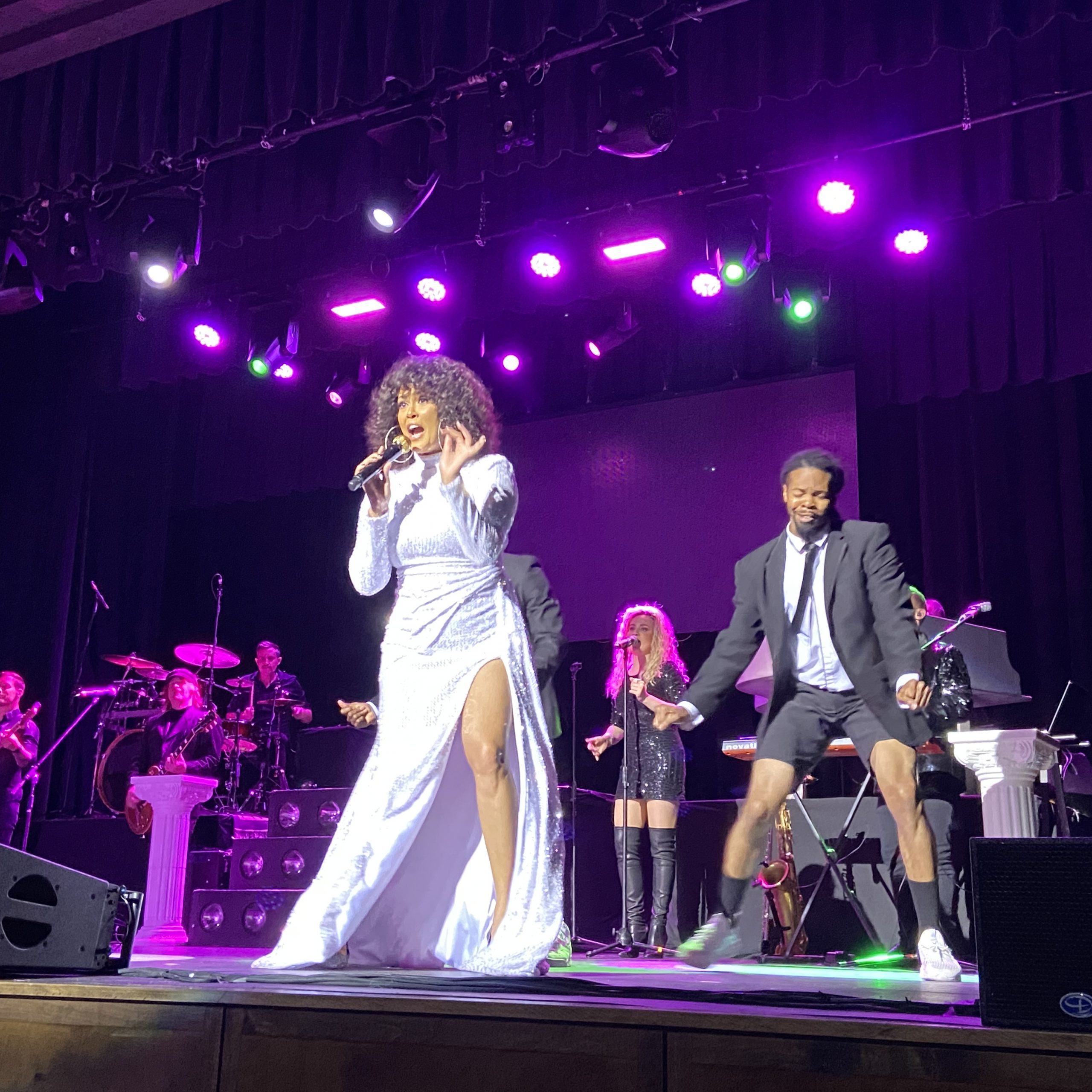 Belinda Davids brings the songs and sounds of Whitney Houston to Evans