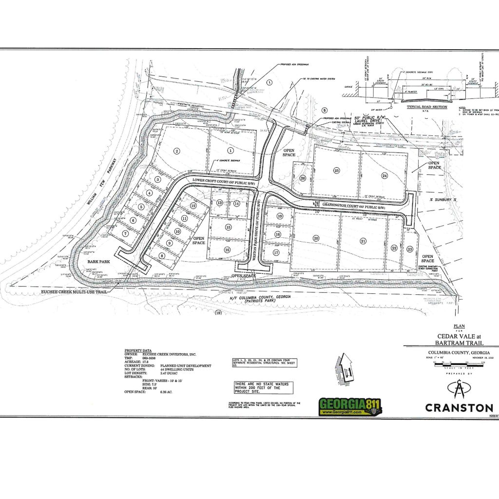Two new subdivisions proposed in Evans The Augusta Press